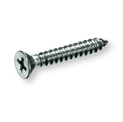 SCREW STS CSK PHIL ZINC 8 GA X 1 (25MM)